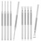 10 Pcs Clay Needle Tools and Pottery Feather Wire Texture Tools for Ceremics Clay Pottery Sculpture Detail Texturing Modeling Tools